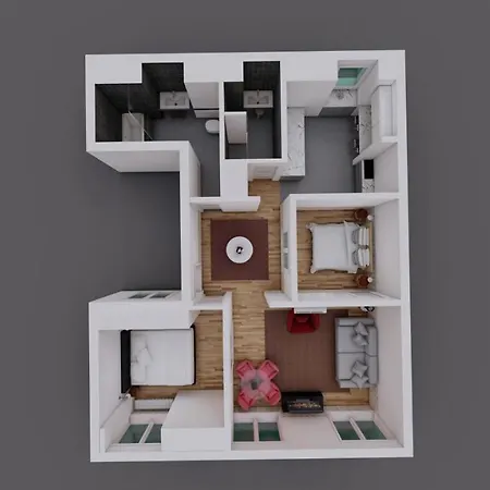 Olivier Design - Downtown - Floors 2, 3, No Lift